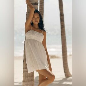 NWT Anthropologie Forever That Girl Airy Babydoll Mini Dress Sz XL